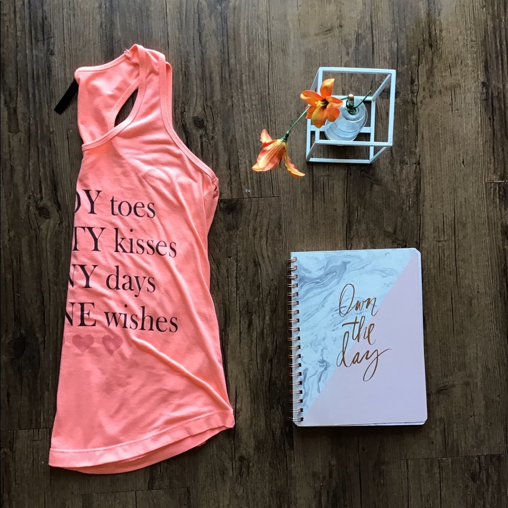 Coral Summer Racerback Tank - Picture 2 of 4